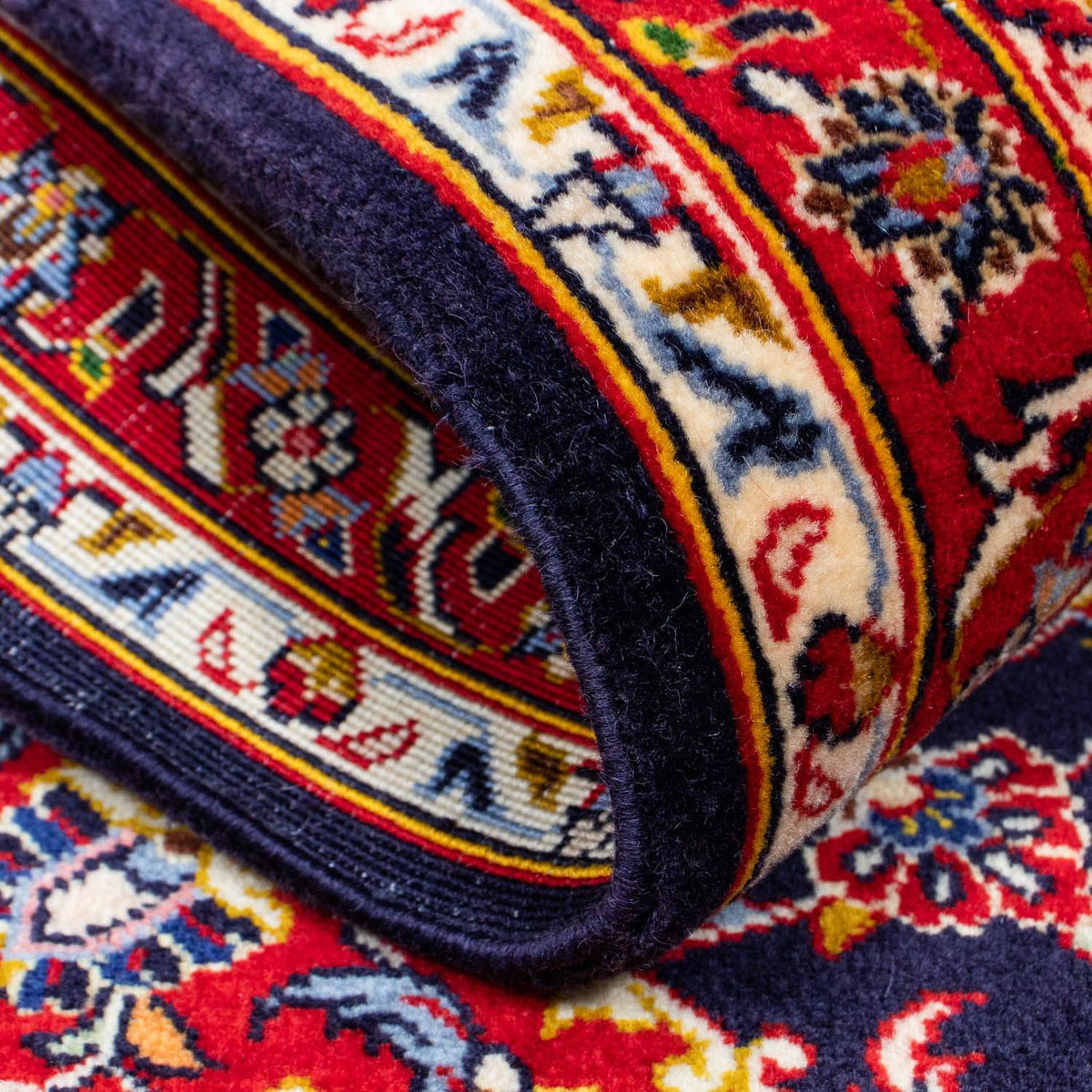 Perser Rug - Keshan - 119 x 80 cm - dark blue