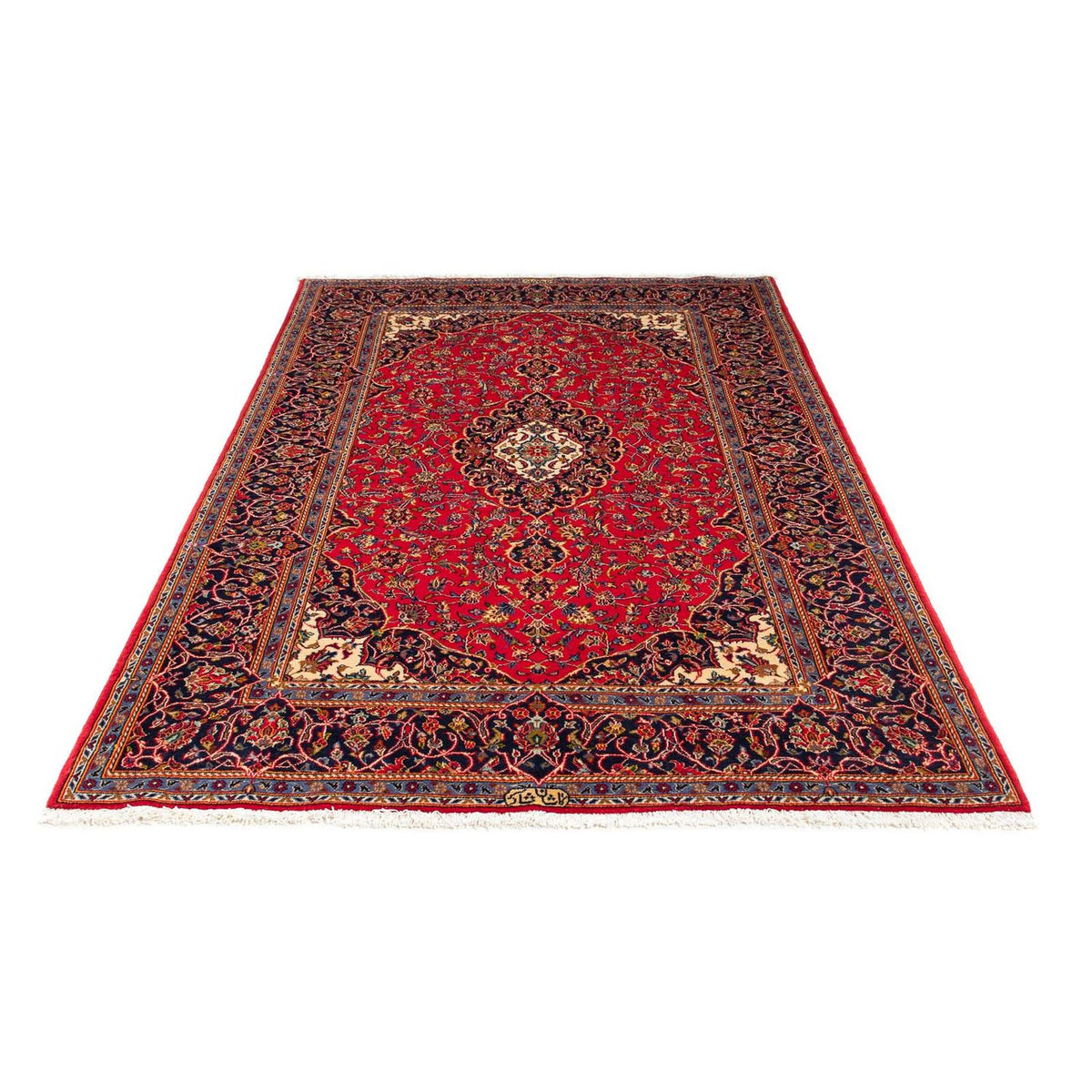 Perser Rug - Keshan - 225 x 138 cm - red
