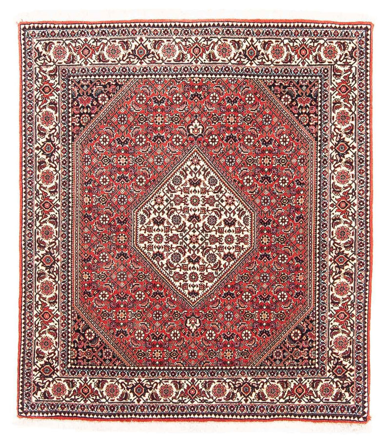 Perser Rug - Bidjar square  - 112 x 100 cm - red