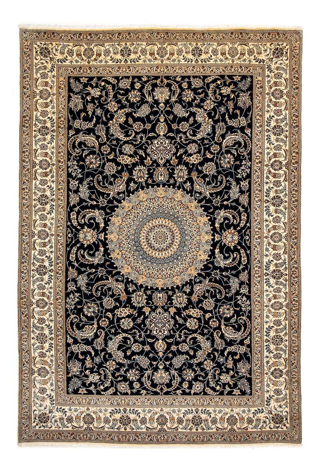 Perser Rug - Nain - Premium - 290 x 195 cm - dark blue