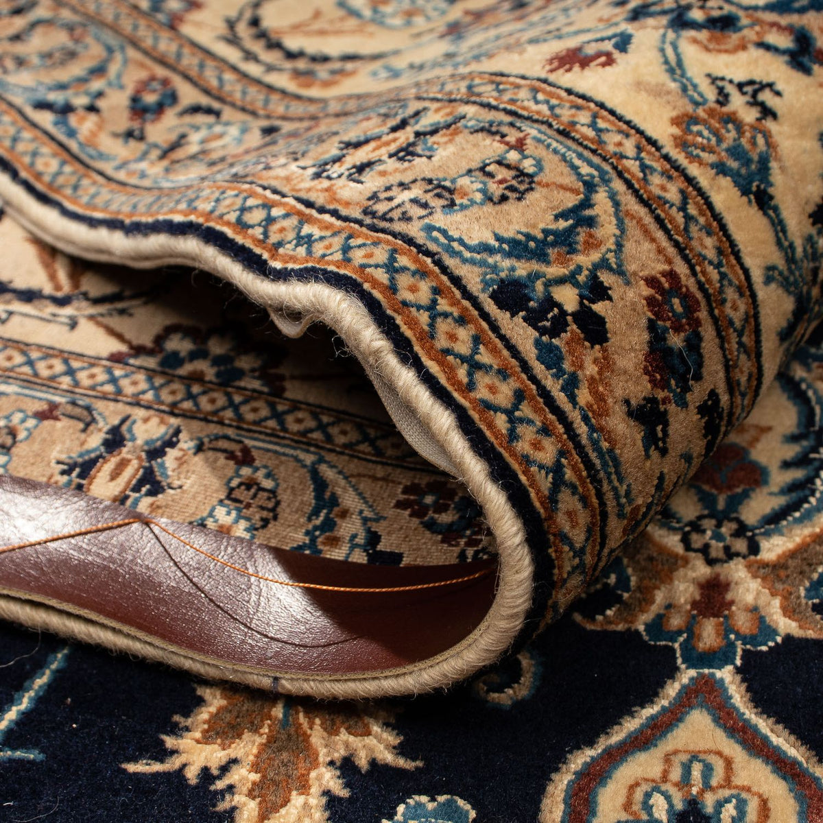 Perser Rug - Nain - Premium - 290 x 195 cm - dark blue