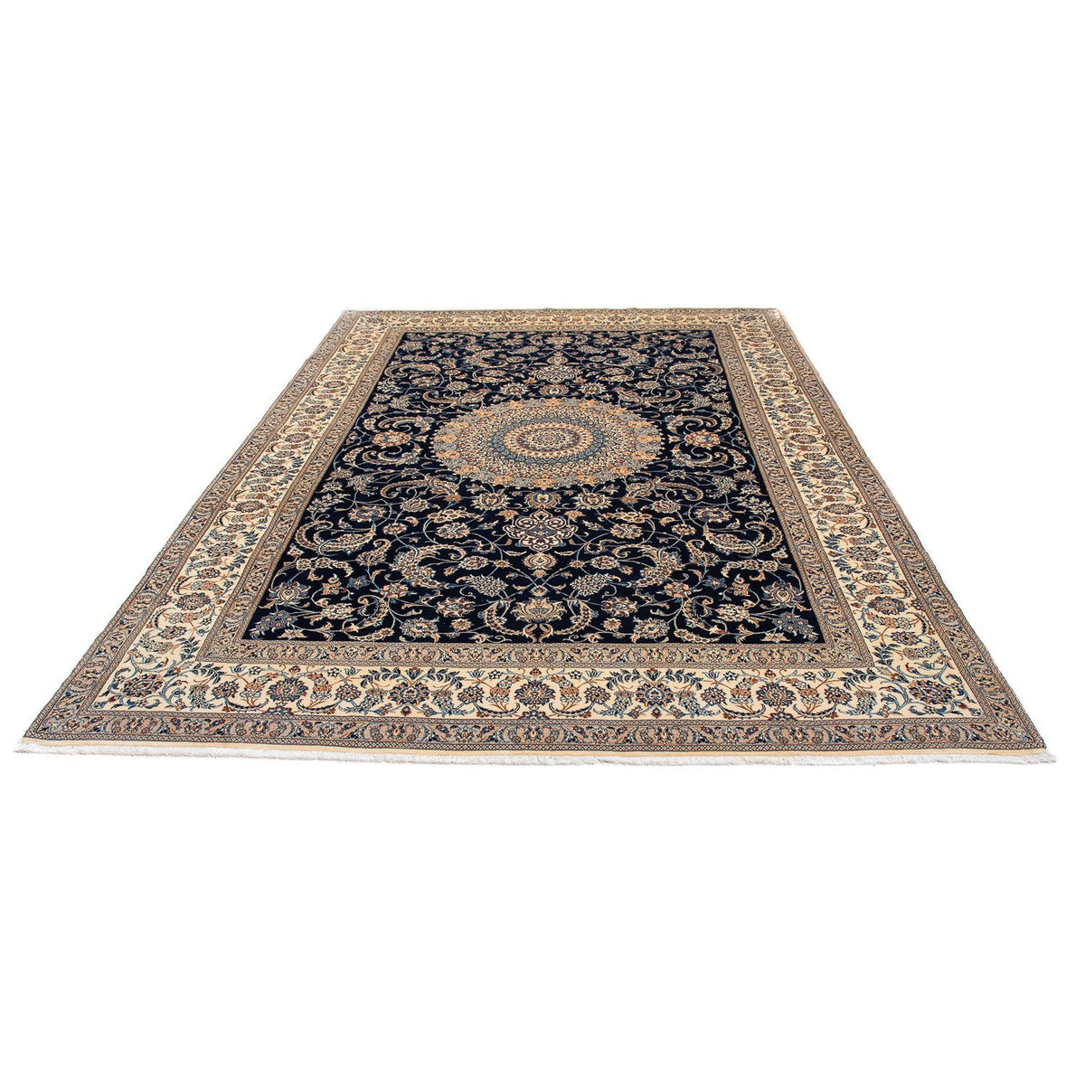 Perser Rug - Nain - Premium - 290 x 195 cm - dark blue