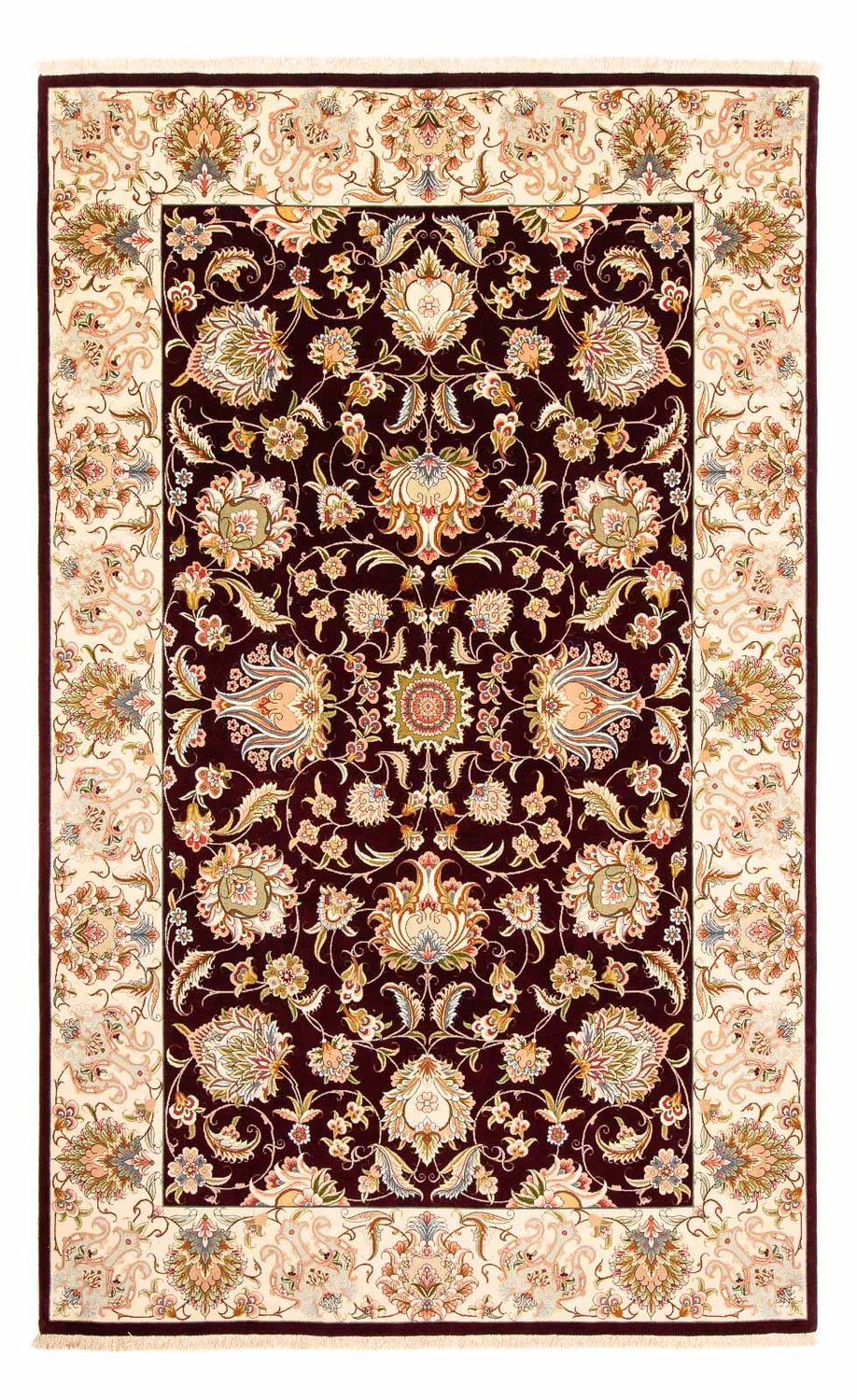 Perser Rug - Tabriz - Royal - 314 x 203 cm - dark red