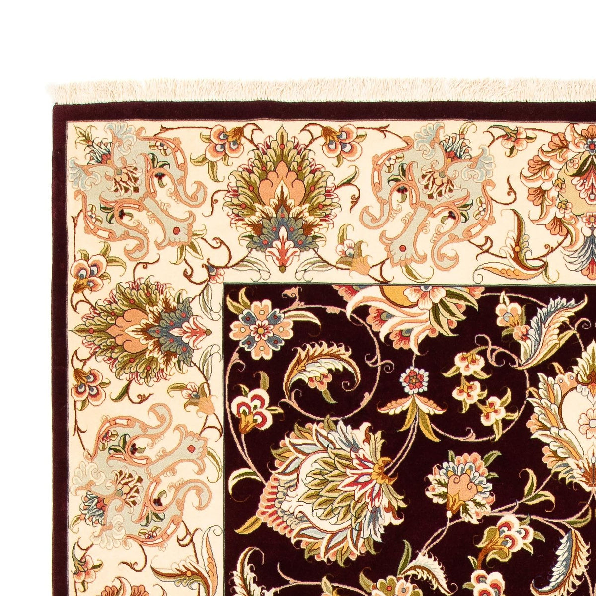 Perser Rug - Tabriz - Royal - 314 x 203 cm - dark red