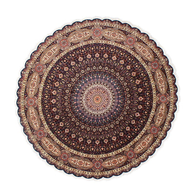 Perser Rug - Tabriz - Royal round  - 240 x 240 cm - dark blue