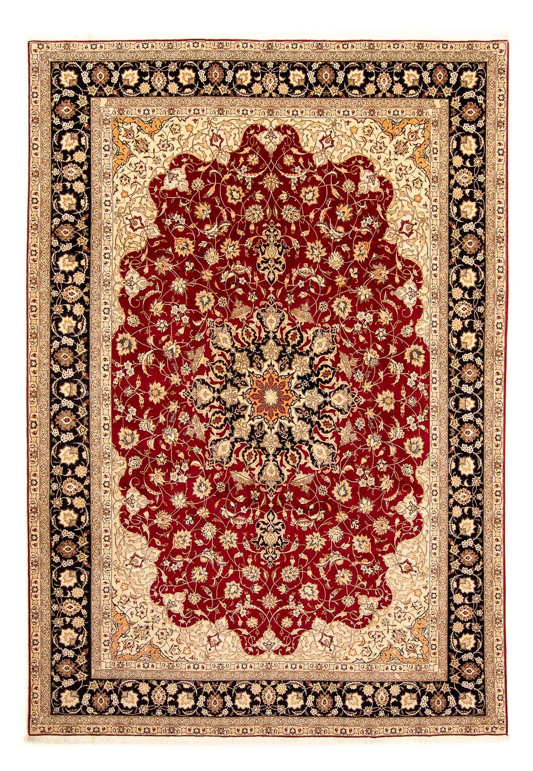 Perser Rug - Tabriz - Royal - 343 x 255 cm - dark red