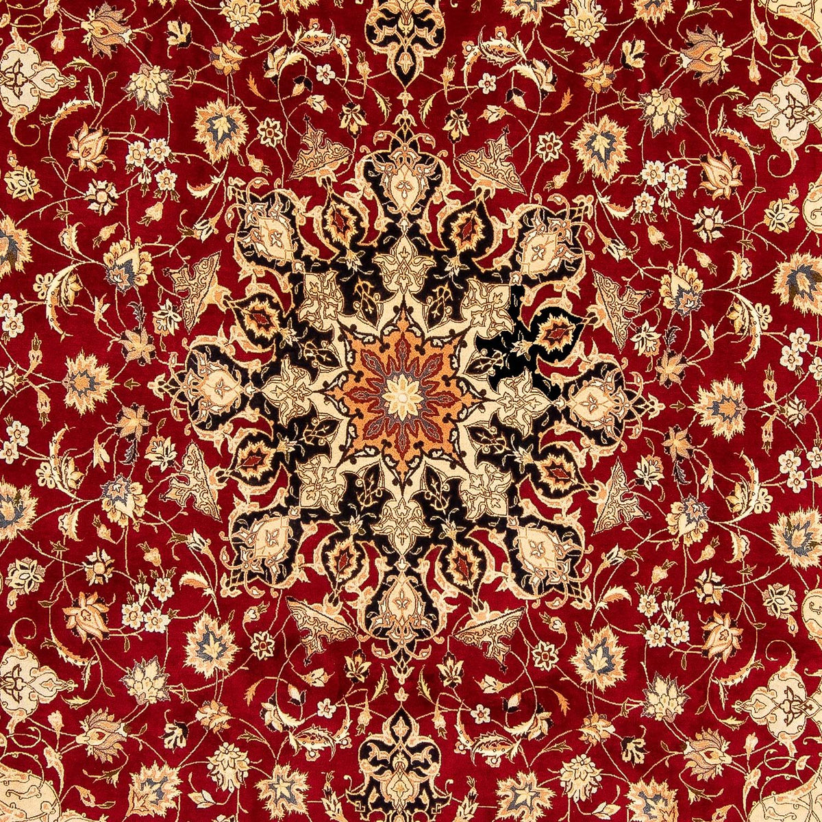 Perser Rug - Tabriz - Royal - 343 x 255 cm - dark red