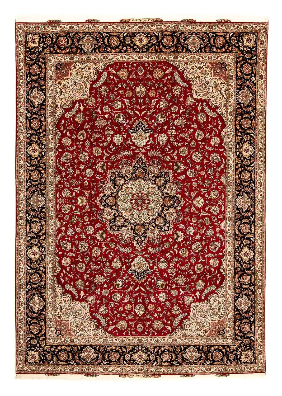 Perser Rug - Tabriz - Royal - 352 x 252 cm - dark red