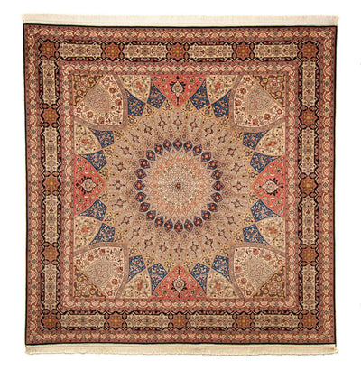 Tabriz - 50 Raj Rug 253x256cm - Persian Rugs