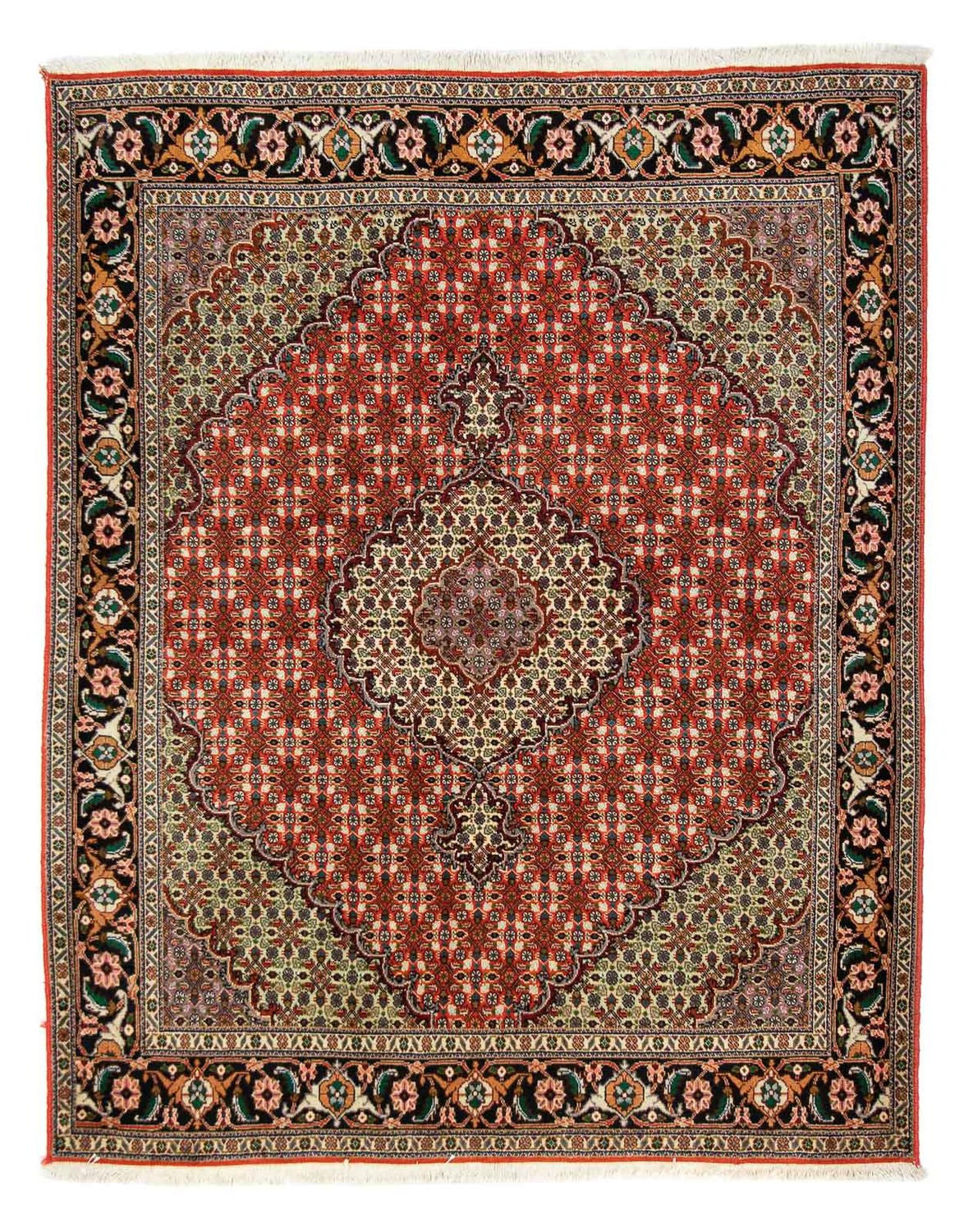 Perser Rug - Tabriz - 191 x 154 cm - dark red