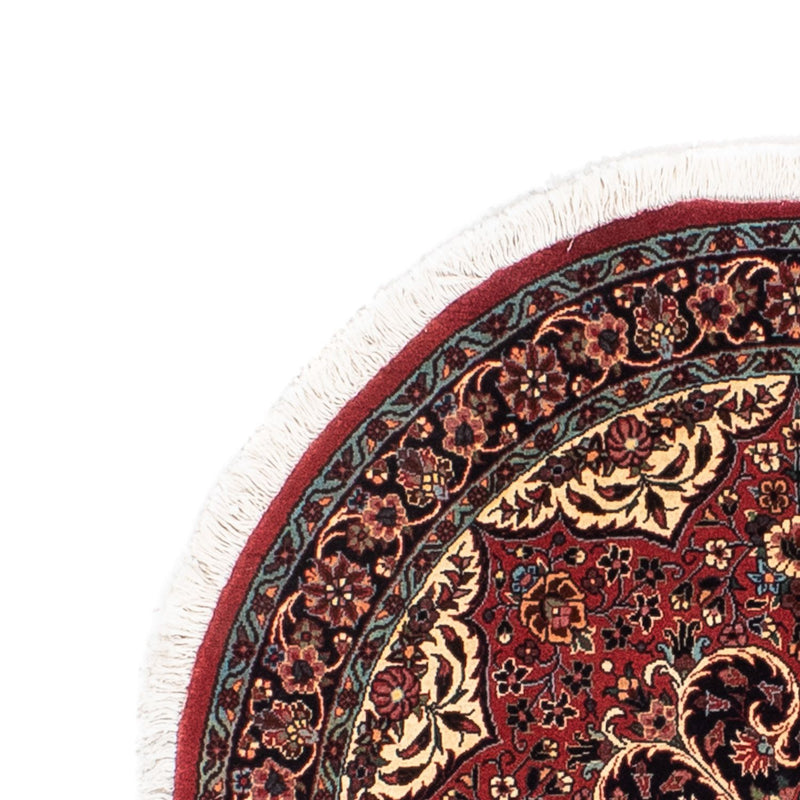 Perser Rug - Bidjar round  - 100 x 100 cm - dark red