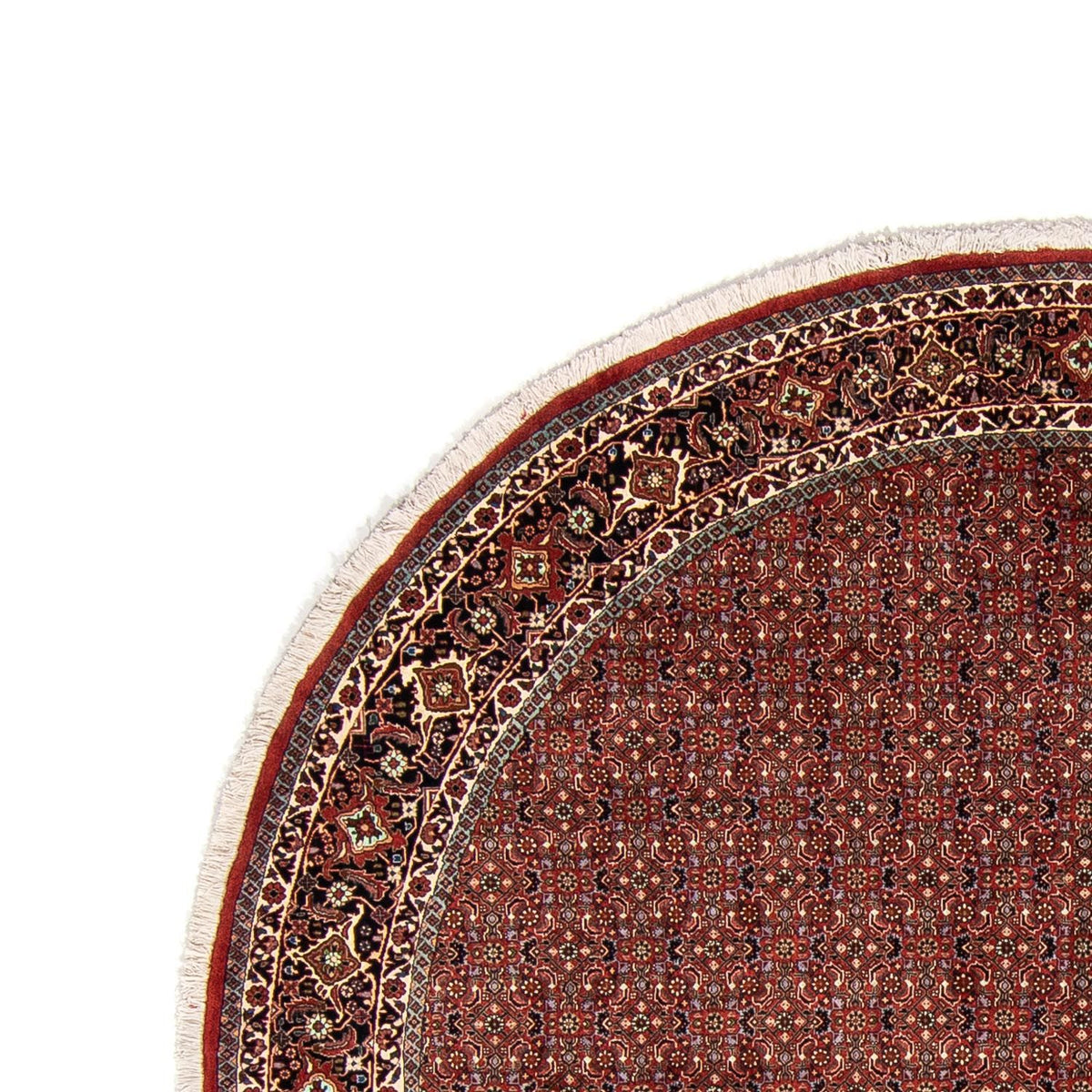 Perser Rug - Bidjar round  - 250 x 250 cm - dark red