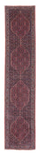 Runner Perser Rug - Bidjar - 380 x 75 cm - dark red