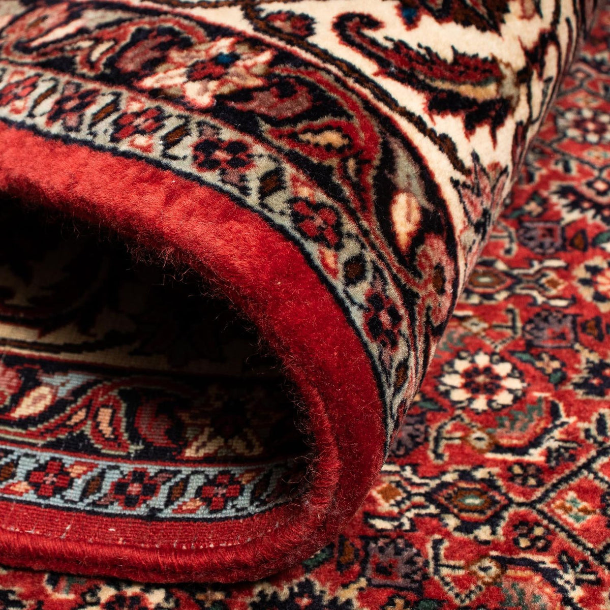 Perser Rug - Bidjar - 255 x 205 cm - dark red