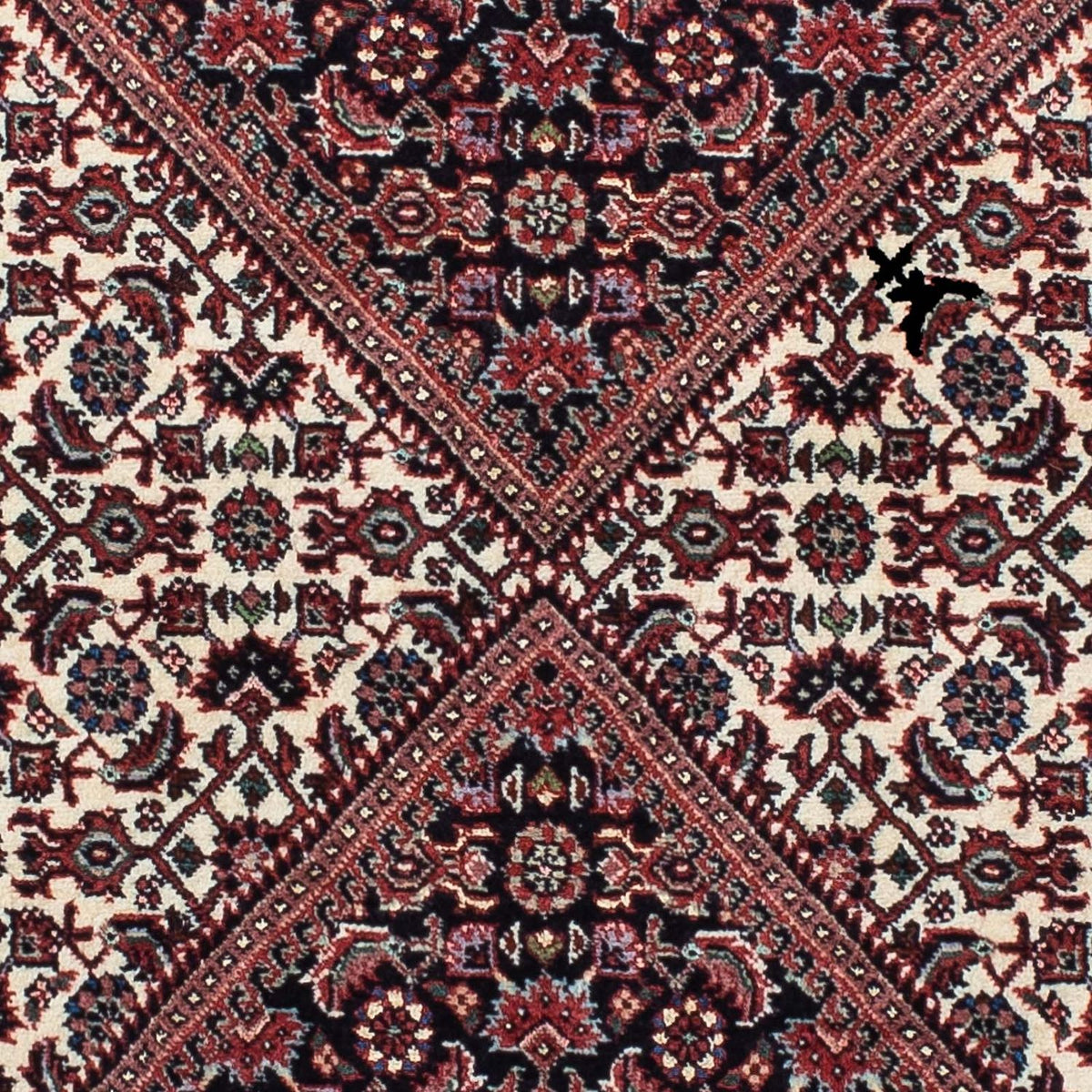 Runner Perser Rug - Bidjar - 190 x 77 cm - red