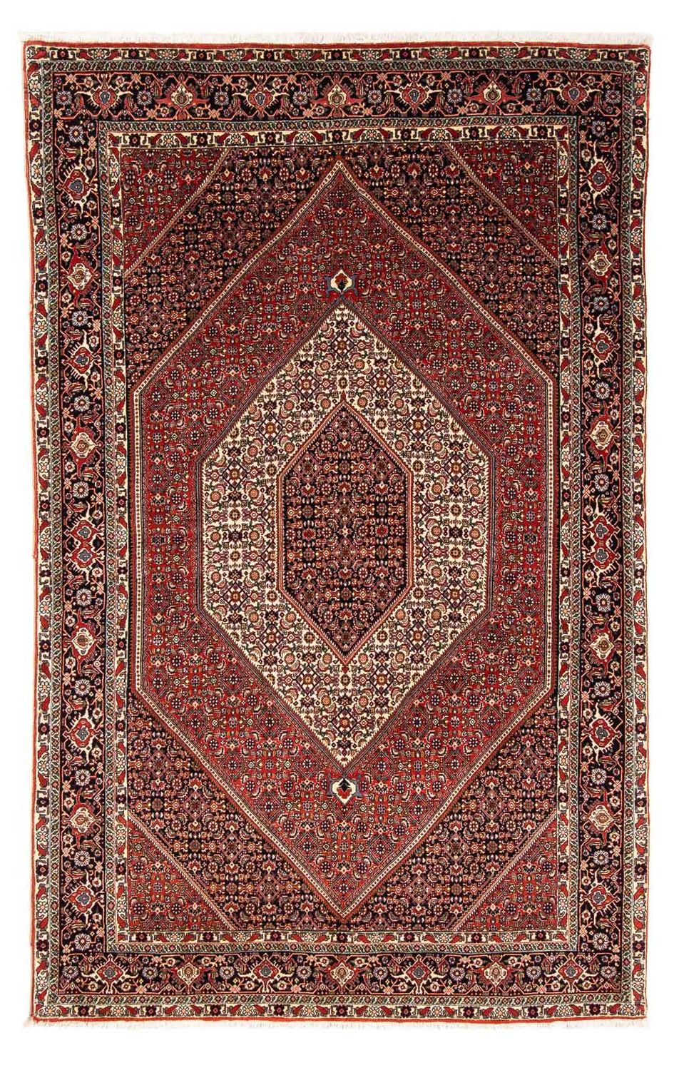 Perser Rug - Bidjar - 244 x 153 cm - dark red