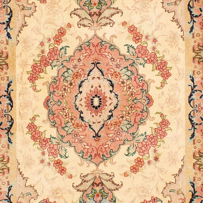 Runner Perser Rug - Tabriz - Royal - 295 x 78 cm - light brown