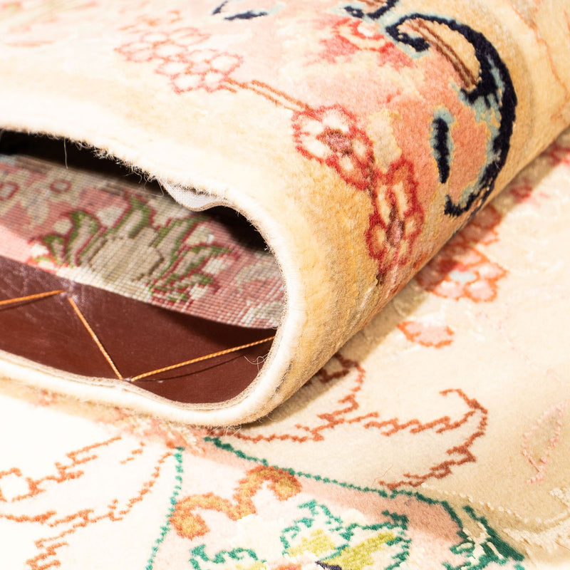 Runner Perser Rug - Tabriz - Royal - 295 x 78 cm - light brown