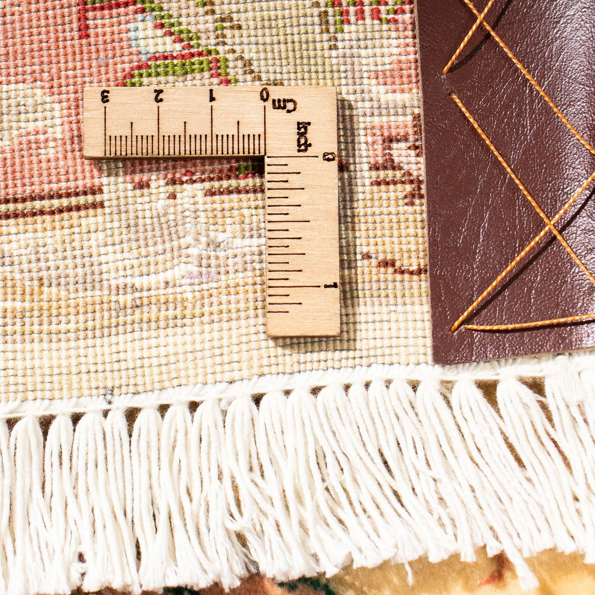 Runner Perser Rug - Tabriz - Royal - 295 x 78 cm - light brown