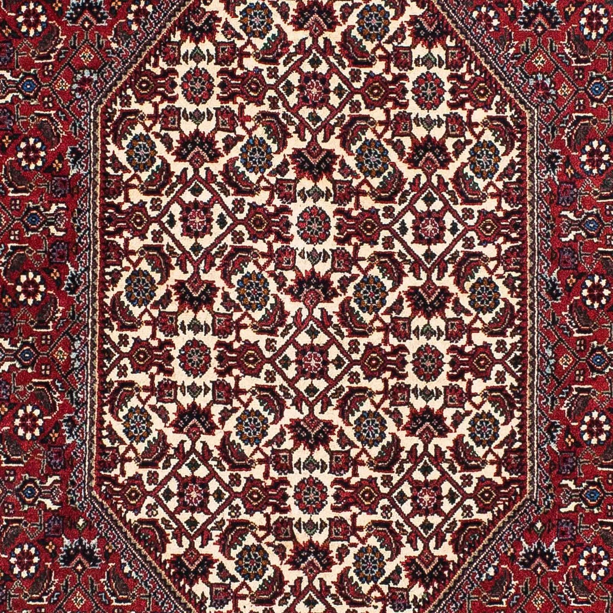Runner Perser Rug - Bidjar - 202 x 102 cm - red