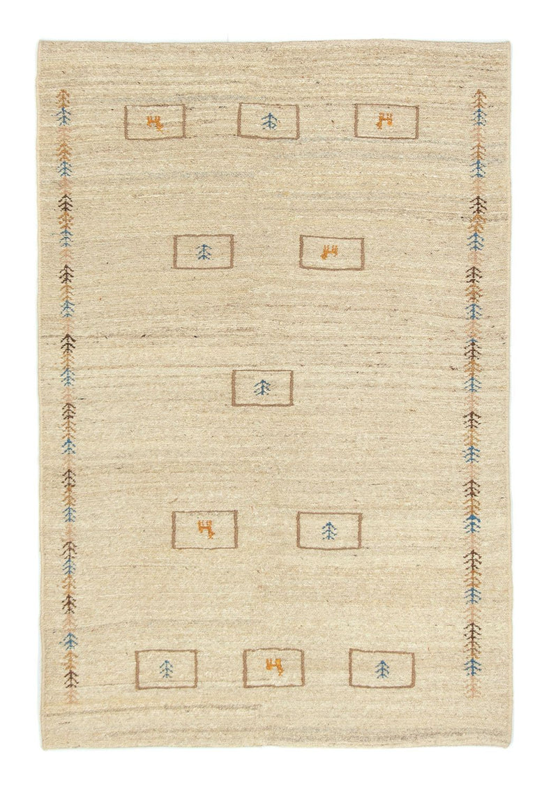 Persian Gabbeh Rug 166x113cm - Perserteppich Wollteppich