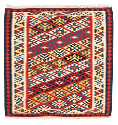 Kelim Rug - Oriental square  - 104 x 103 cm - multicolored