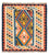 Kelim Rug - Oriental square  - 103 x 100 cm - blue