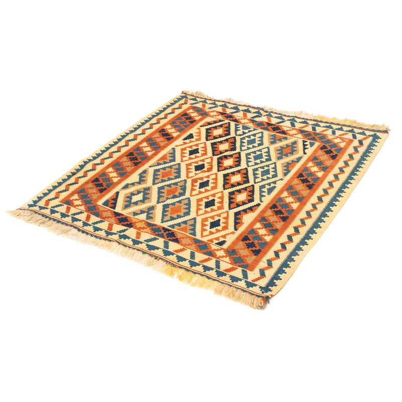 Kelim Rug - Oriental square  - 103 x 100 cm - beige