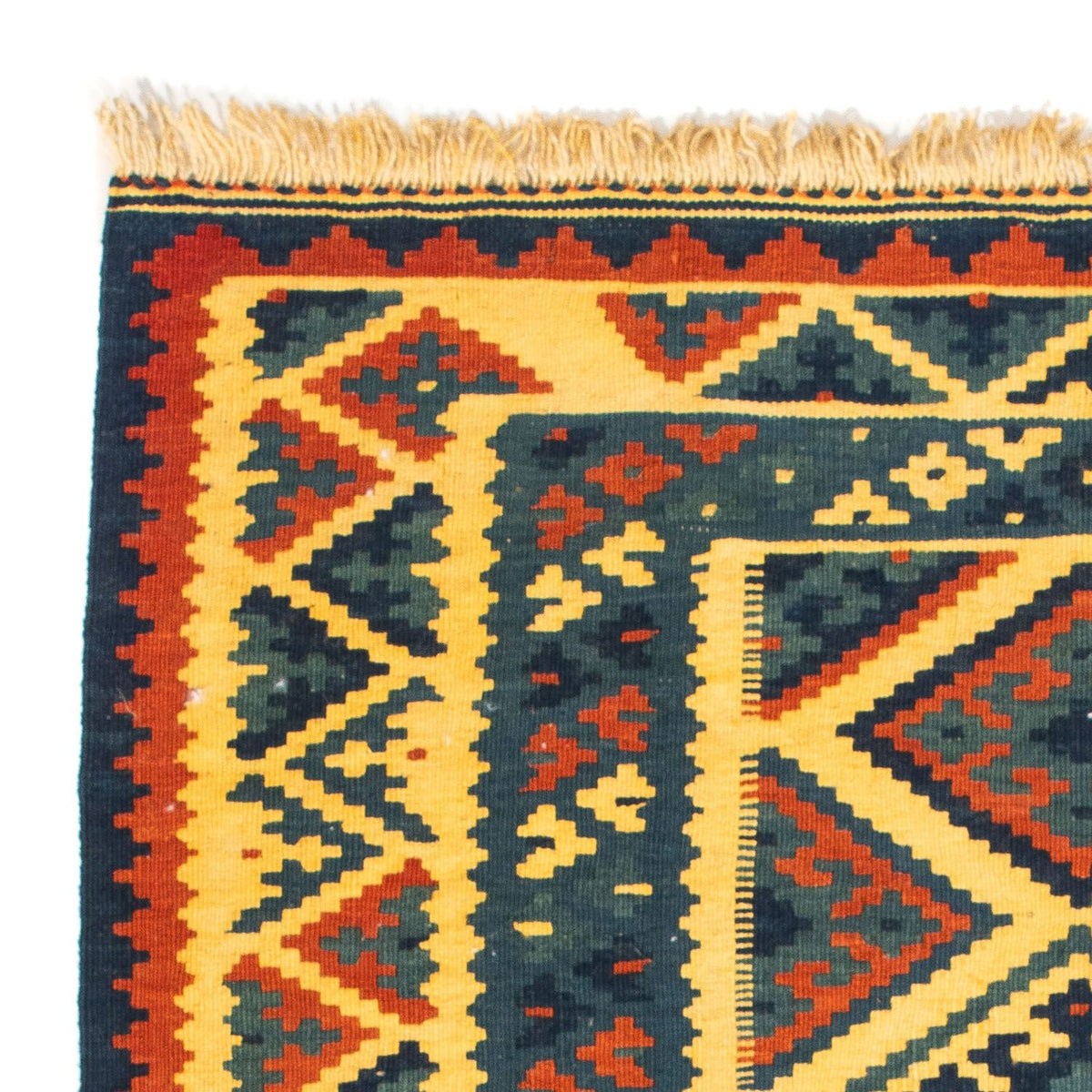 Kelim Rug - Oriental square  - 102 x 101 cm - multicolored