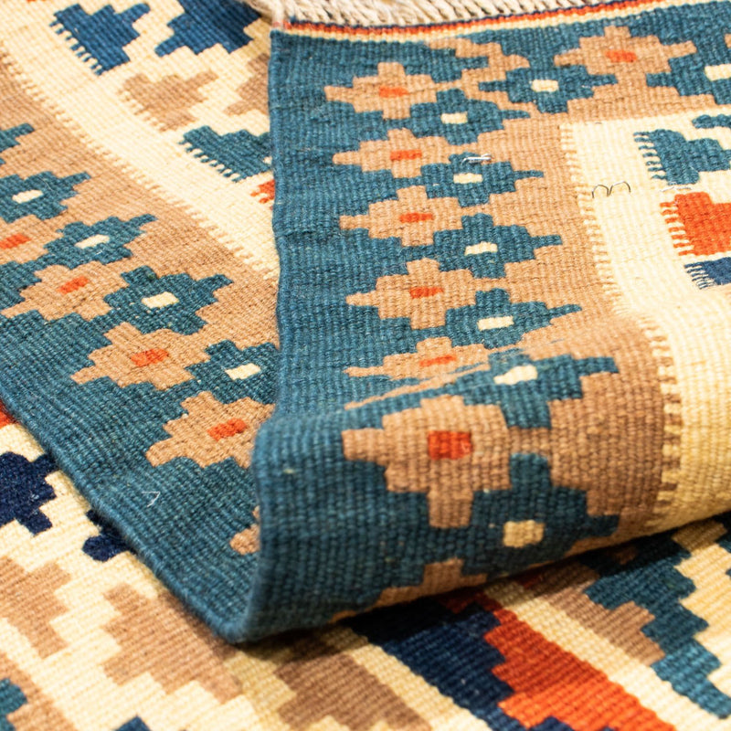 Kelim Rug - Oriental square  - 107 x 101 cm - beige