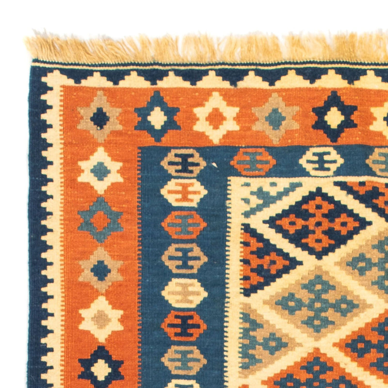 Kelim Rug - Oriental square  - 100 x 98 cm - multicolored