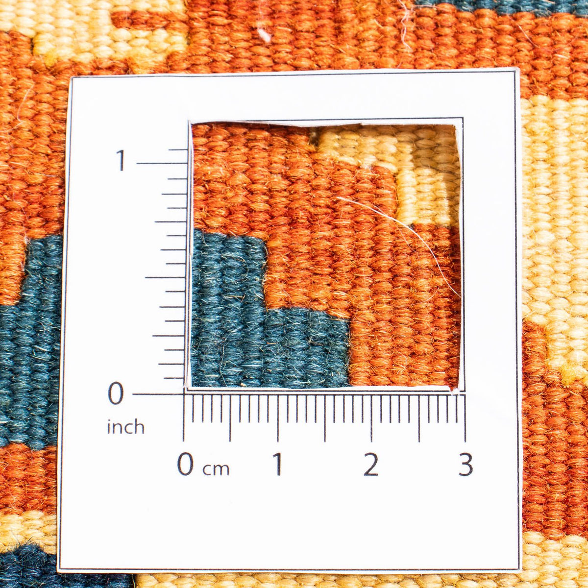 Kelim Rug - Oriental square  - 107 x 100 cm - light beige