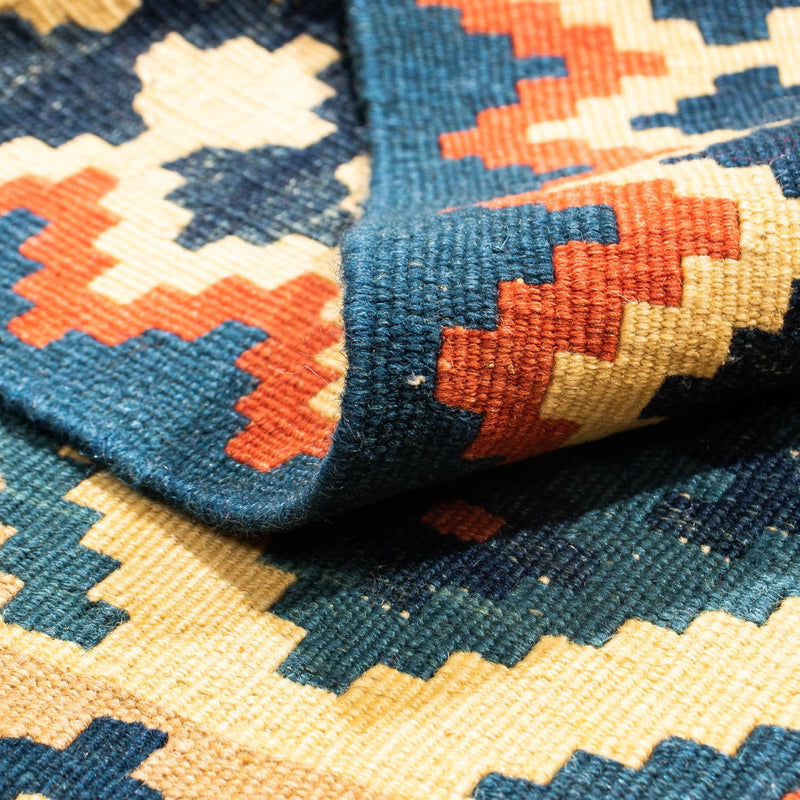 Kelim Rug - Oriental square  - 98 x 96 cm - multicolored