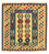 Kelim Rug - Oriental square  - 101 x 95 cm - gold