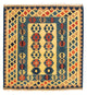 Kelim Teppich - Oriental 101 x 95 cm - gold