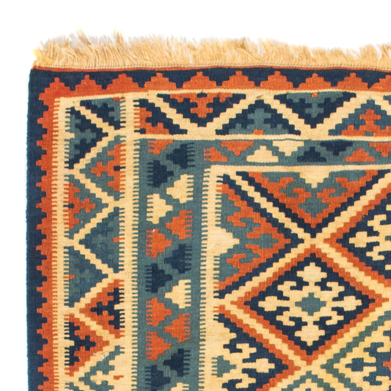 Kelim Rug - Oriental square  - 105 x 95 cm - multicolored