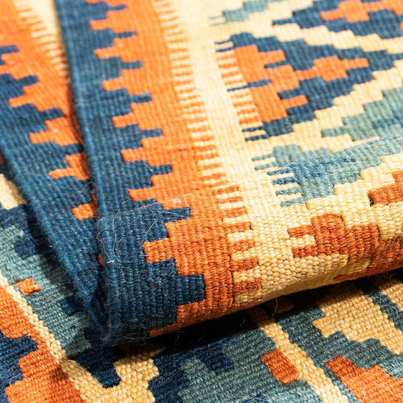 Kelim Rug - Oriental square  - 105 x 95 cm - multicolored