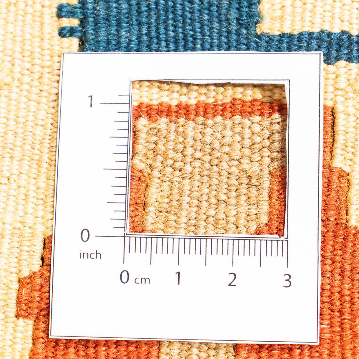 Kelim Rug - Oriental square  - 106 x 100 cm - multicolored