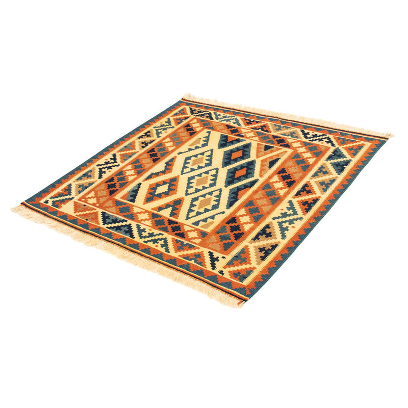 Kelim Rug - Oriental square  - 101 x 99 cm - beige