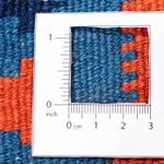 Kelim Rug - Oriental square  - 103 x 100 cm - dark blue