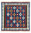 Kelim Rug - Oriental square  - 104 x 100 cm - dark blue