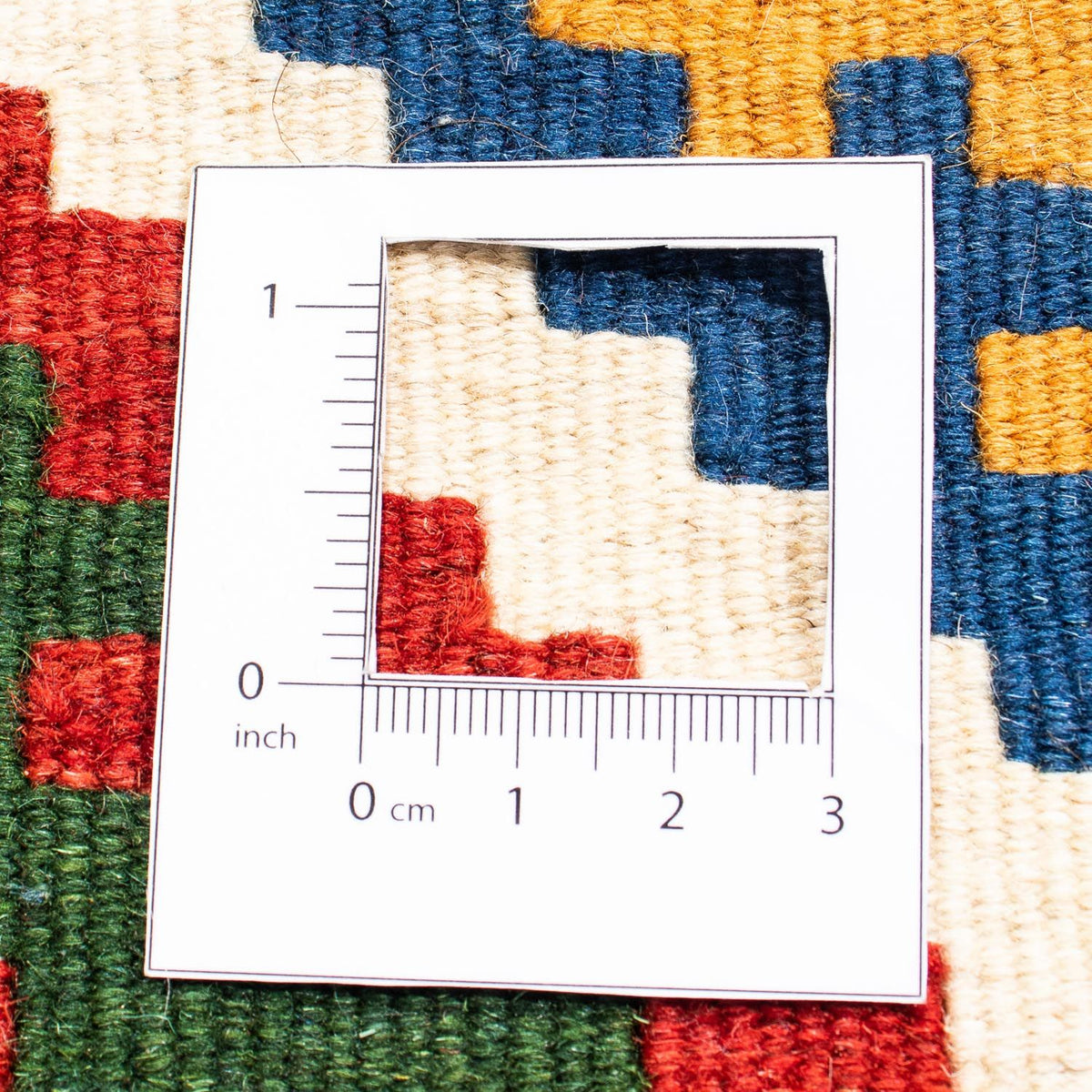 Kelim Rug - Oriental square  - 104 x 102 cm - dark blue