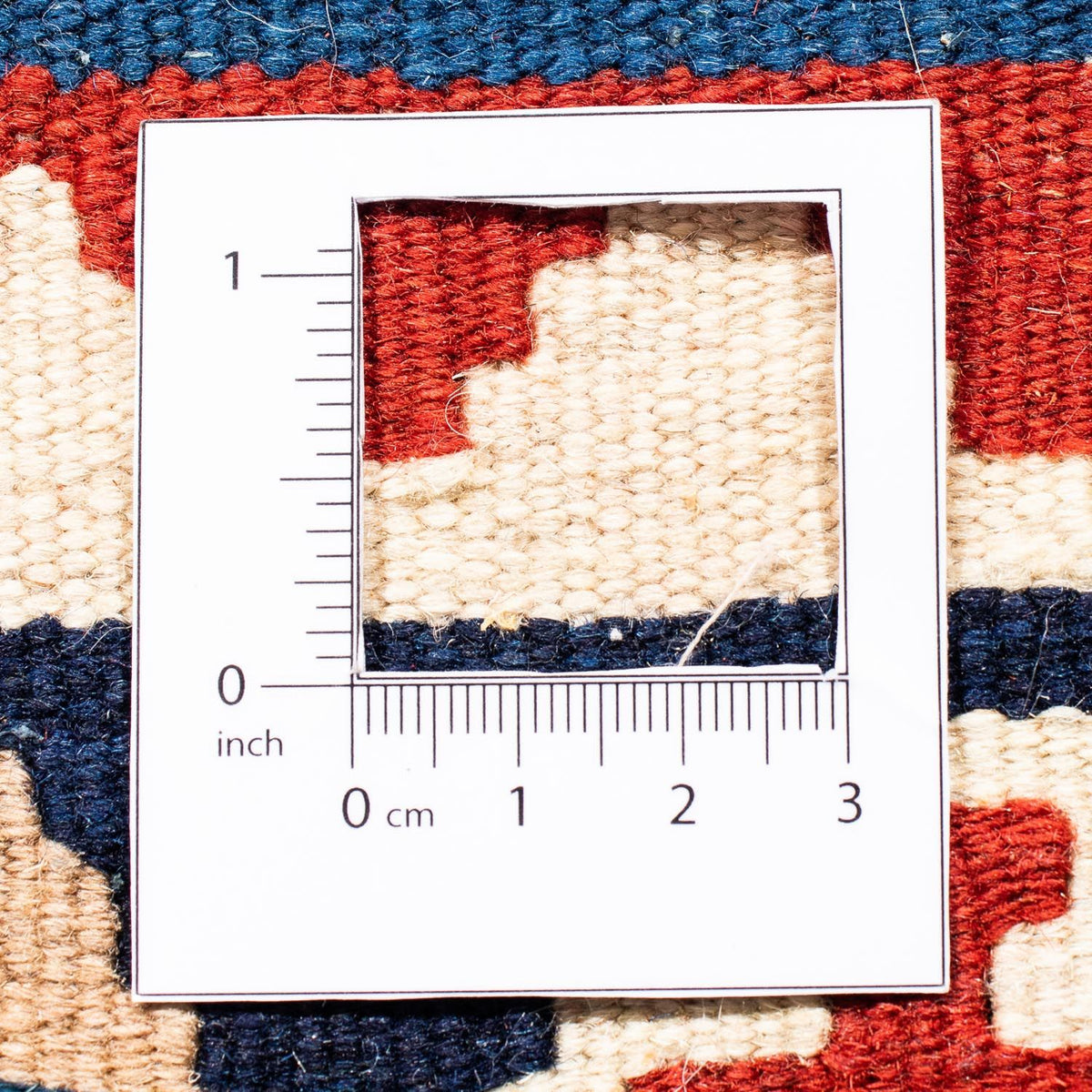 Kelim Rug - Oriental square  - 104 x 103 cm - dark blue