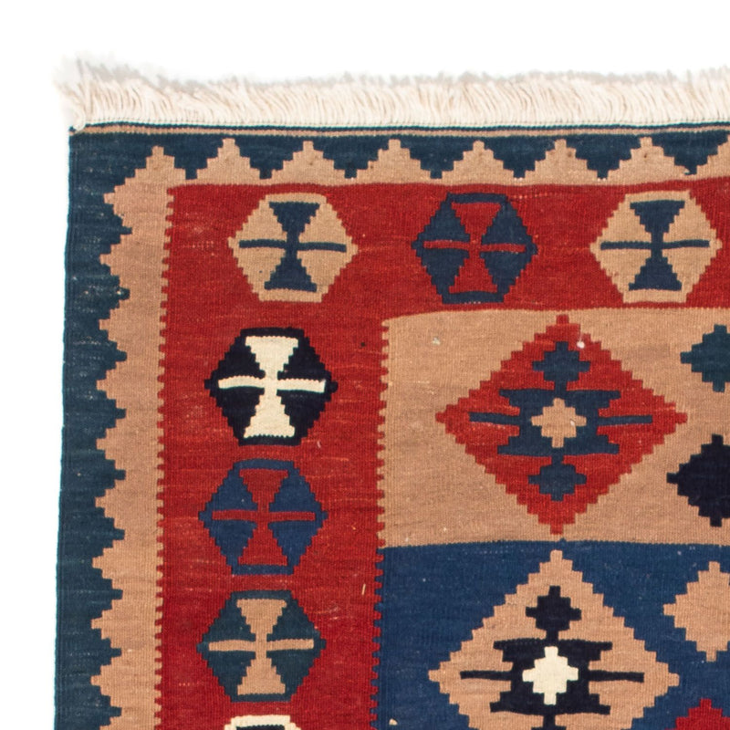 Kelim Rug - Oriental square  - 100 x 97 cm - multicolored