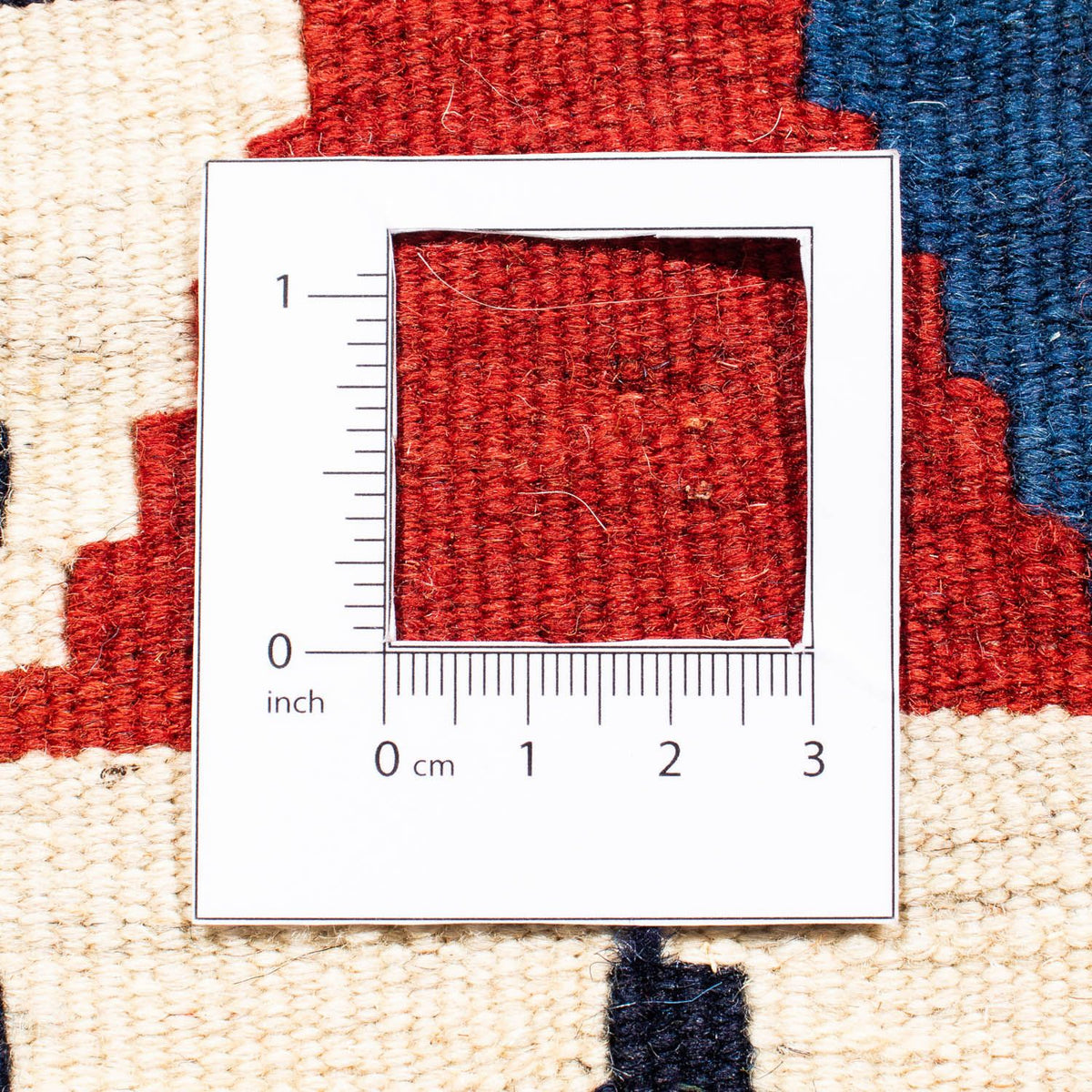 Kelim Rug - Oriental square  - 100 x 96 cm - dark blue