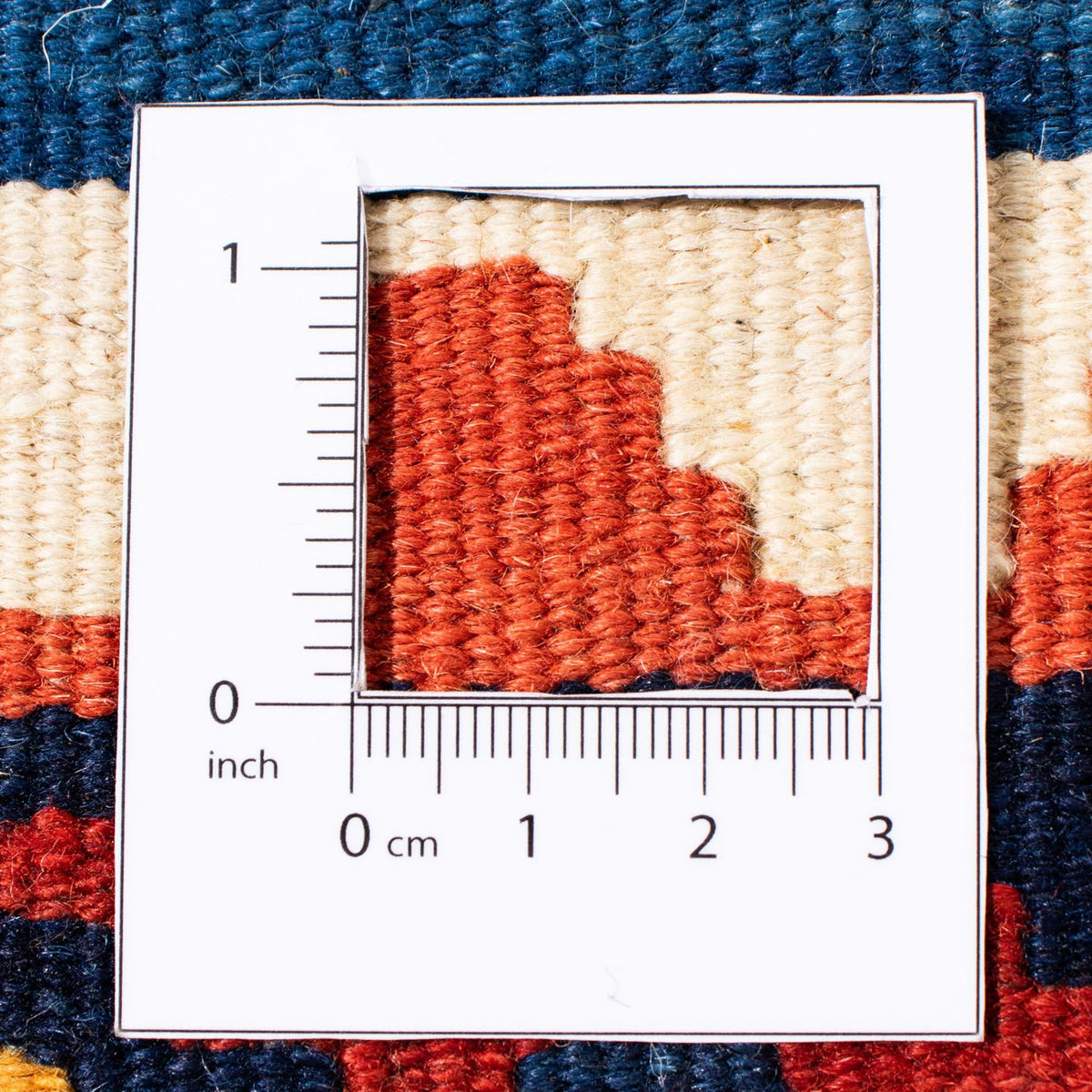 Kelim Rug - Oriental square  - 102 x 100 cm - blue