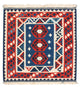 Kelim Teppich - Oriental 105 x 104 cm - dunkelblau