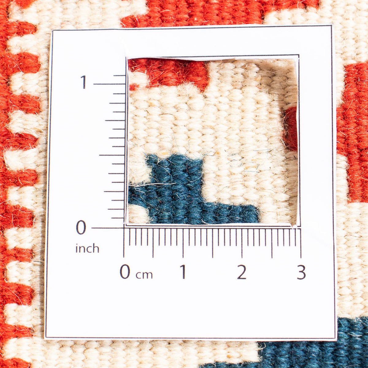 Kelim Rug - Oriental square  - 105 x 104 cm - dark blue