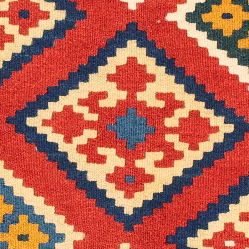 Kelim Rug - Oriental square  - 107 x 103 cm - red