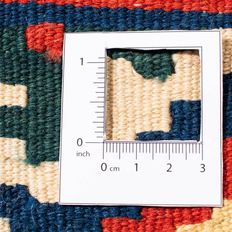 Kelim Rug - Oriental square  - 107 x 103 cm - red